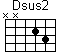 Dsus2 : XX0230