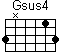 Gsus4 : 3X0013